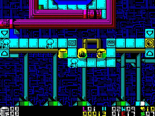 Captain Drexx screenshot 2 for ZX Spectrum
